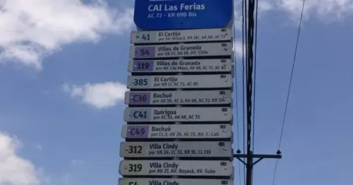 PARADERO SITP CAI LAS FERIAS  117A04